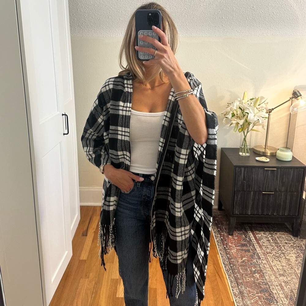 Michael Stars Zip Poncho